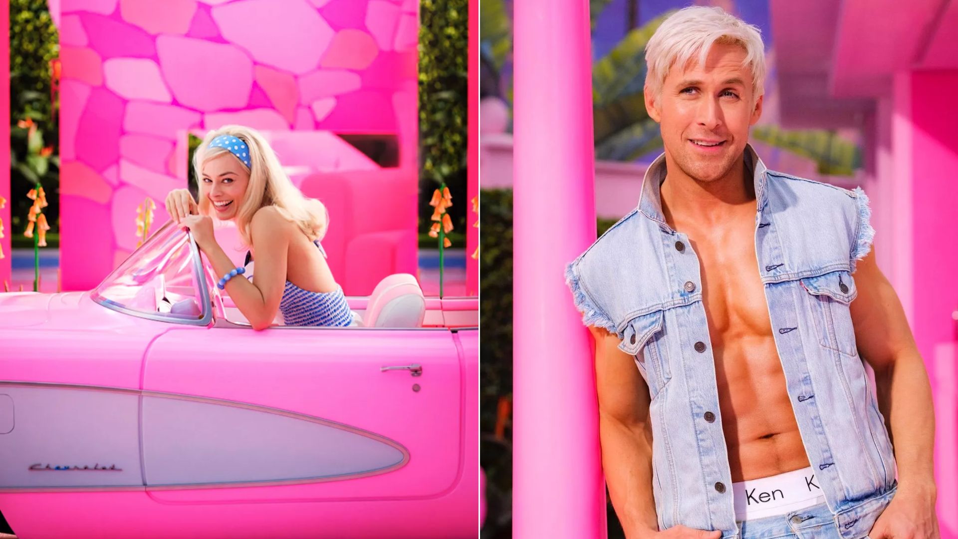 “Barbie”: Margot Robbie e Ryan Gosling aparecem caracterizados em novas fotos dos bastidores; veja