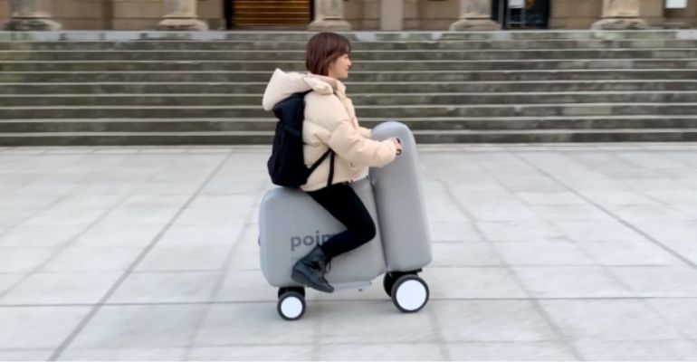 Pesquisadores japoneses desenvolvem bicicleta inflável que cabe em bolsa