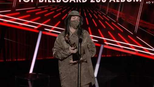 Billboard Music Awards: Billie Eilish abre a premiação e vence a categoria Top Album 200
