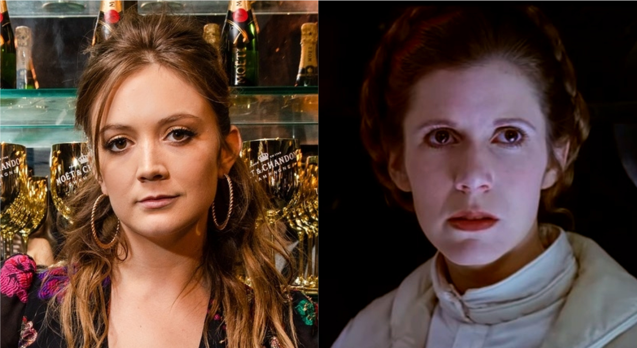 Billie Lourd, filha de Carrie Fisher, interpretou Leia em Star Wars: A Ascensão Skywalker