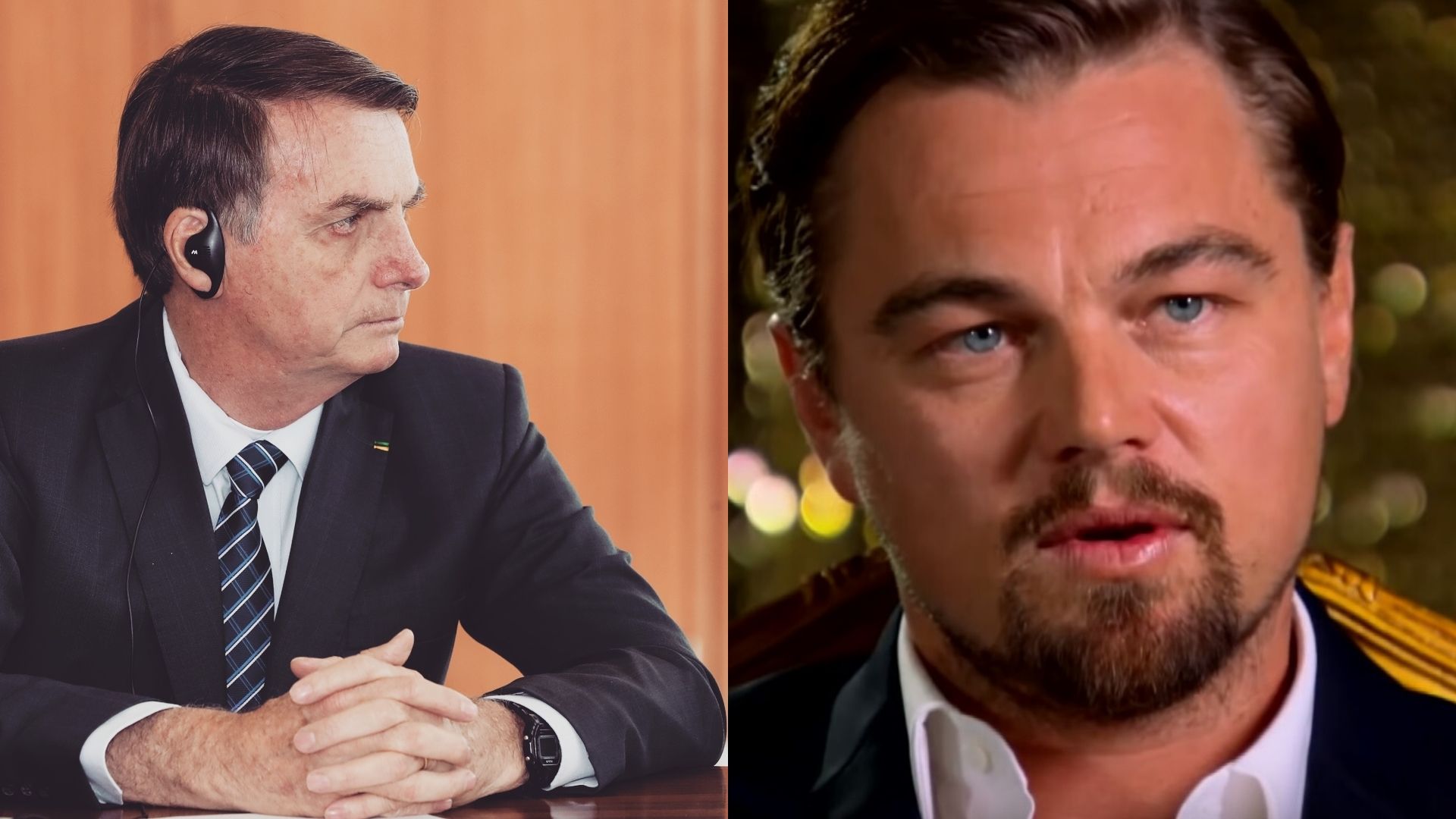Bolsonaro diz que Leonardo DiCaprio apoia ONG apontada por ele como responsável por queimadas na Amazônia