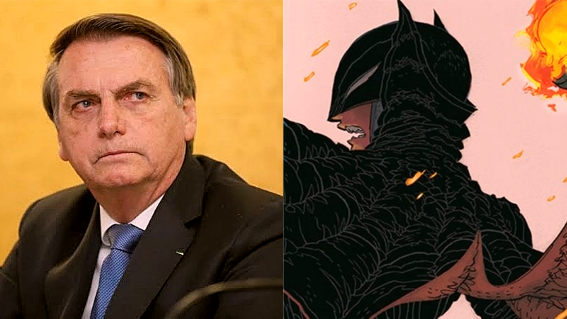 Bolsonaro é retratado como o personagem JM Bozo em nova HQ do Batman ilustrada por brasileiro