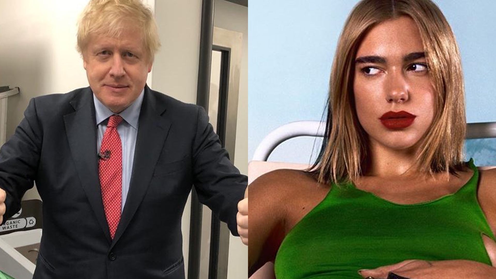 Dua Lipa lamenta eleição de Boris Johnson como primeiro-ministro no Reino Unido: “O mundo está quebrado”