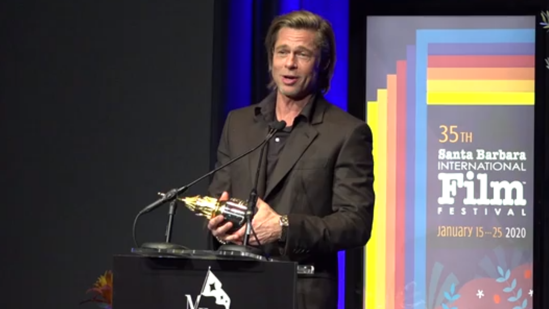Brad Pitty recebe homenagem durante festival e esquece regra principal do filme Clube da Luta