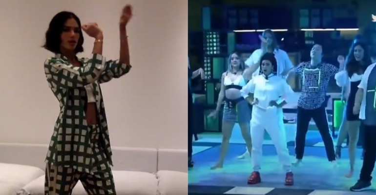 BBB20: Desafiada, Bruna Marquezine faz a dancinha de Manu Gavassi: “Manoela, pra você!
