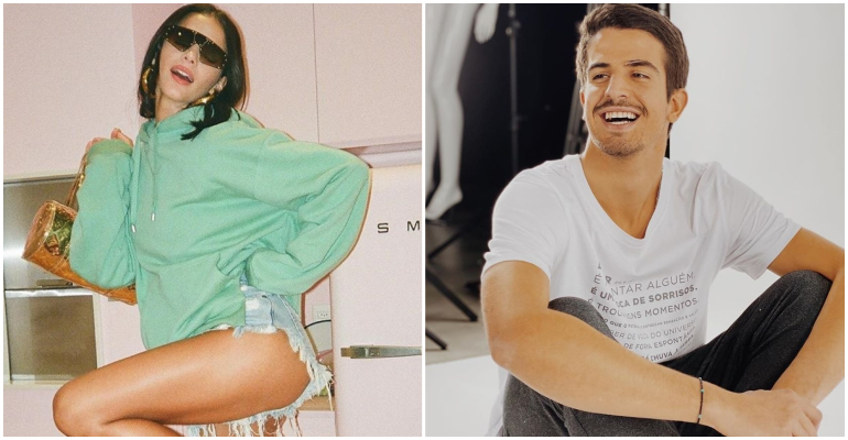 Bruna Marquezine debocha de rumores de que estaria namorando Enzo Celulari
