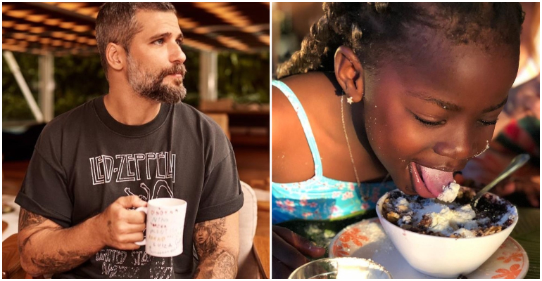 Bruno Gagliasso celebra filha em capa de revista; confira