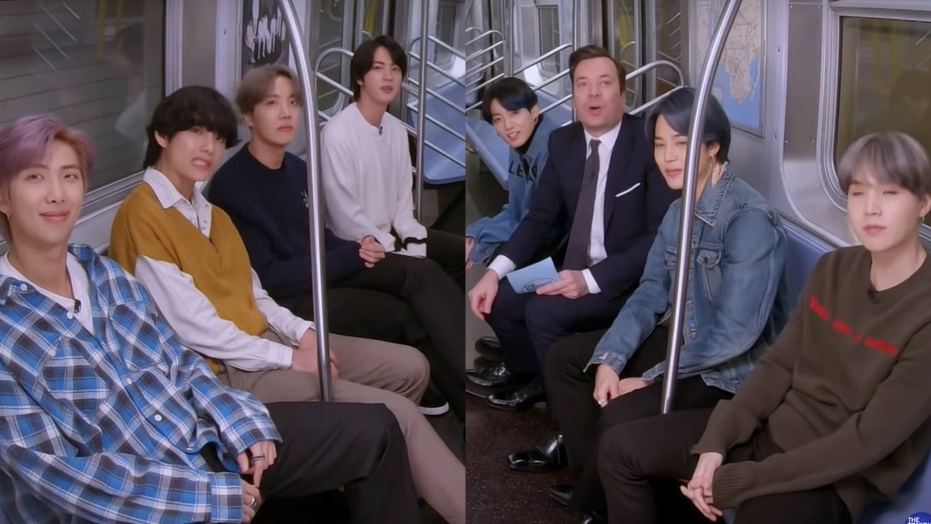 BTS faz apresentação em estação de metrô no programa de Jimmy Fallon; assista