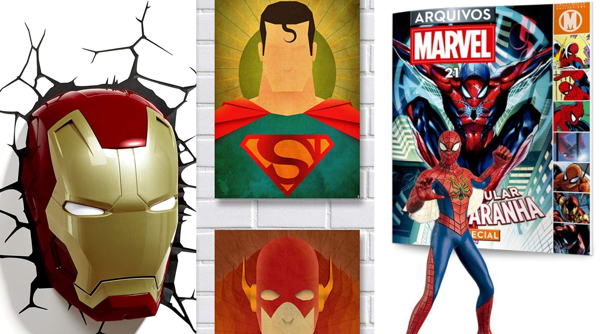 10 itens de decoração para quem é fã de super-heróis