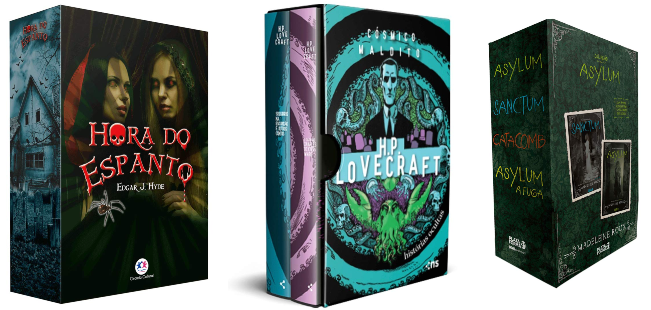 12 boxes de livros para quem ama se arrepiar com histórias de terror