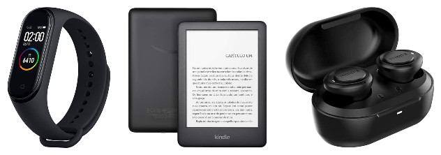 Kindle, smartwatch, headphone e outros acessórios eletrônicos para transformar sua rotina