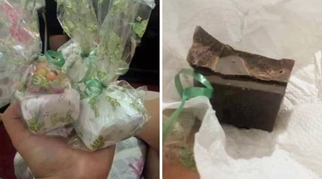 Avó desiste de fazer ovos de Páscoa e distribui pedaços de barra de chocolate entre os netos