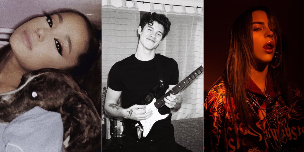 Ariana Grande, Billie Eilish e Shawn Mendes lideram lista de indicados ao iHeartRadio Music Awards