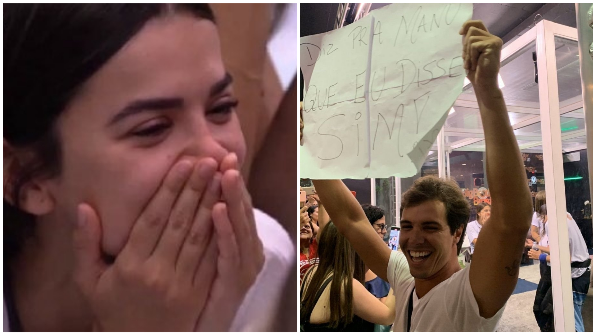 BBB20: Manu Gavassi chora ao descobrir que Igor Carvalho aceitou seu pedido de namoro