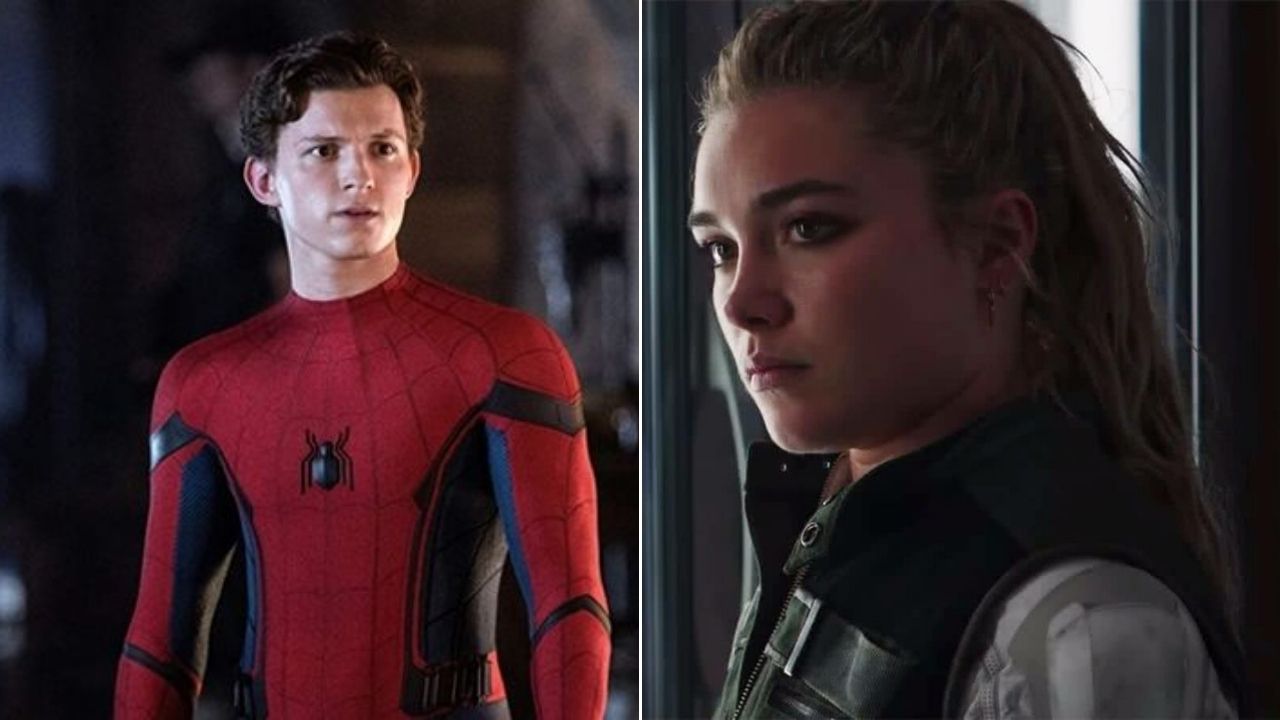 Tom Holland expõe conversa com Florence Pugh sobre crossover entre Homem-Aranha e Viúva Negra
