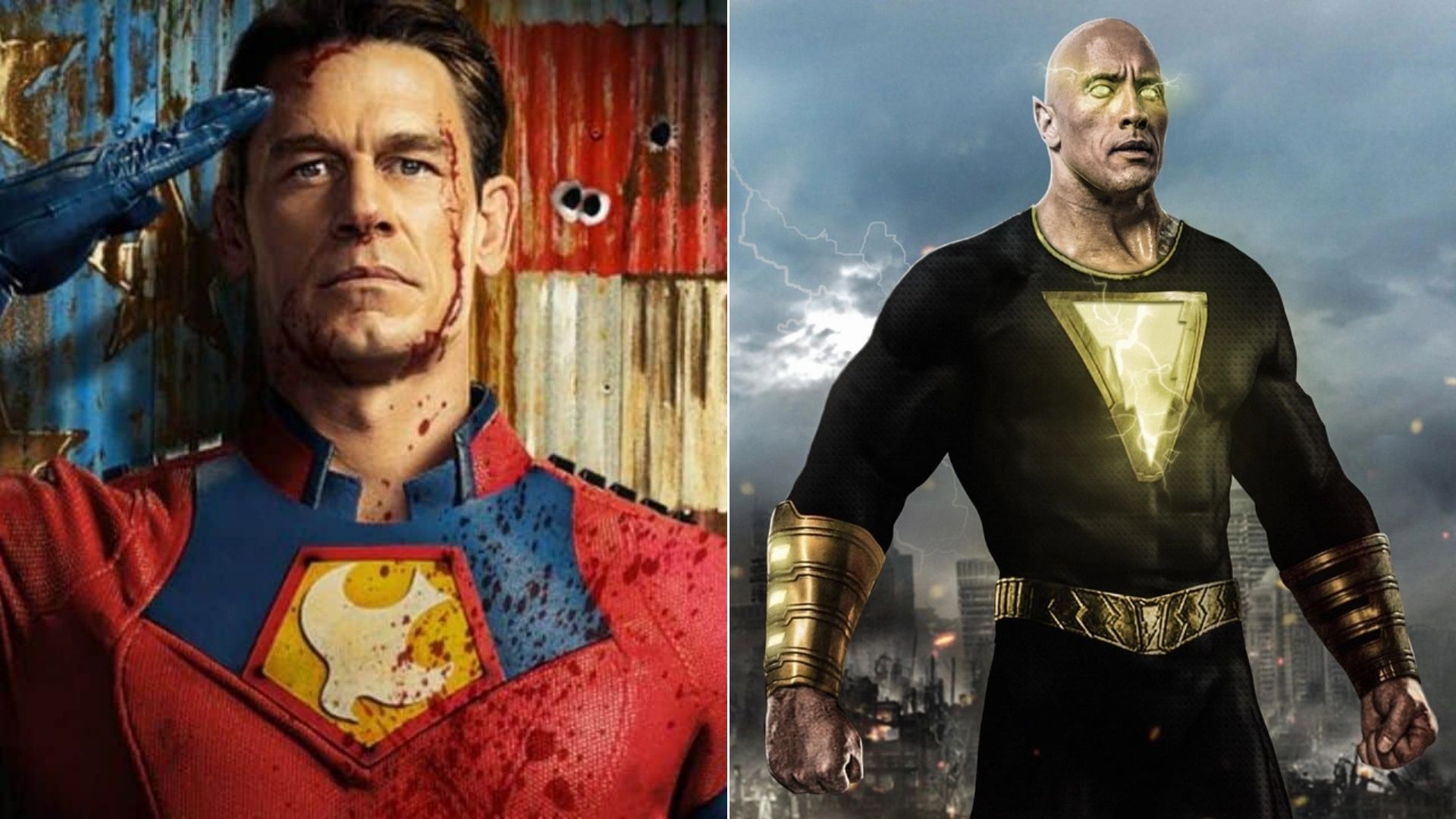 John Cena revela vontade em realizar um crossover de “Pacificador” e “Adão Negro”, com Dwayne Johnson