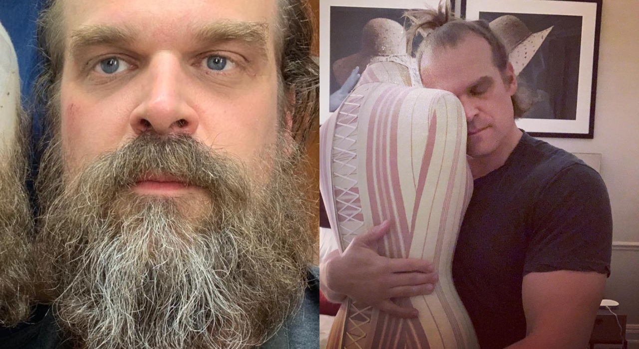 David Harbour finaliza filmagens de Viúva Negra e tira a barba para comemorar