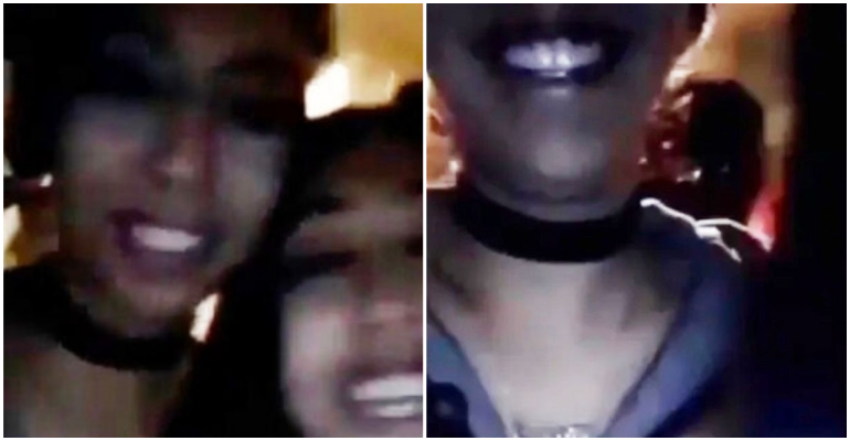 Mulher se assusta ao flagrar figura misteriosa em vídeo publicado em rede social; assista