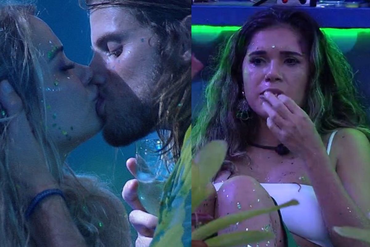 BBB20: Gizelly chora ao ver Marcela e Daniel se beijando