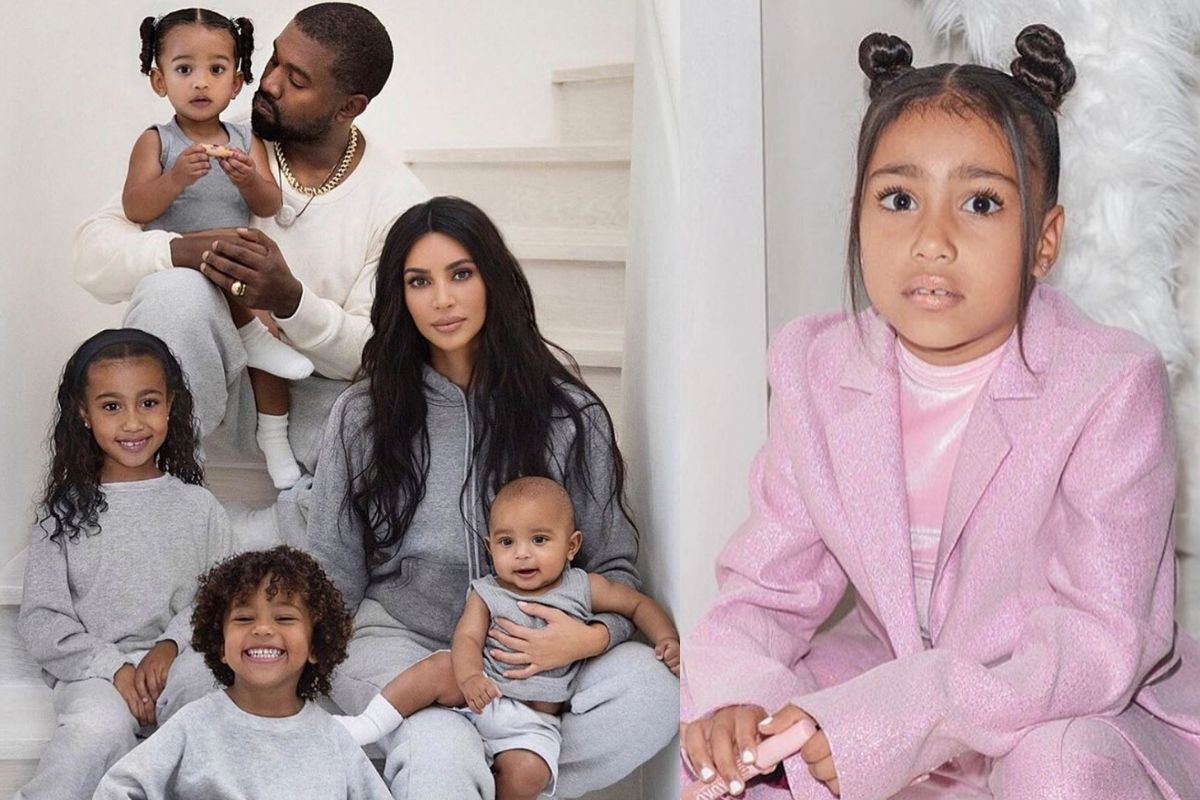 Filha de Kim Kardashian e Kanye West faz sucesso com a sua primeira composição
