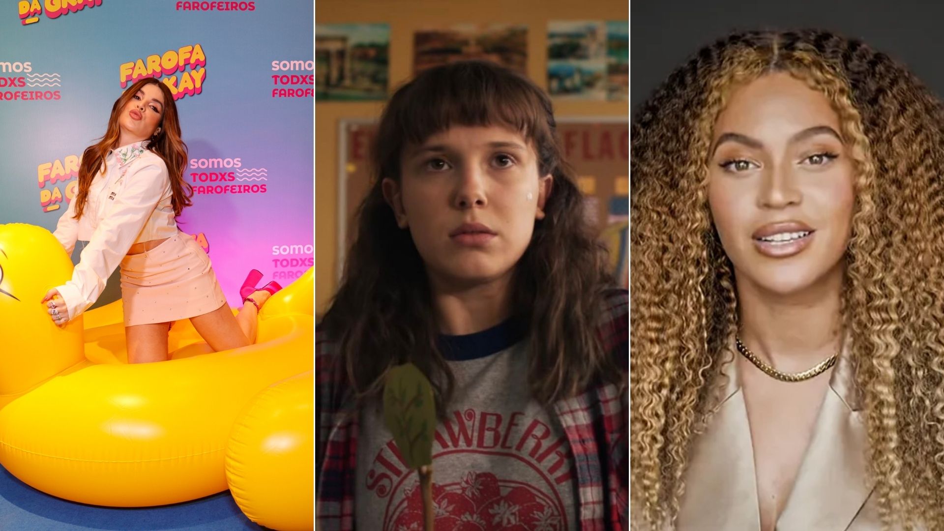 Documentário da Farofa da GKay; imagens do novo ano de “Stranger Things”; e mais notícias do dia