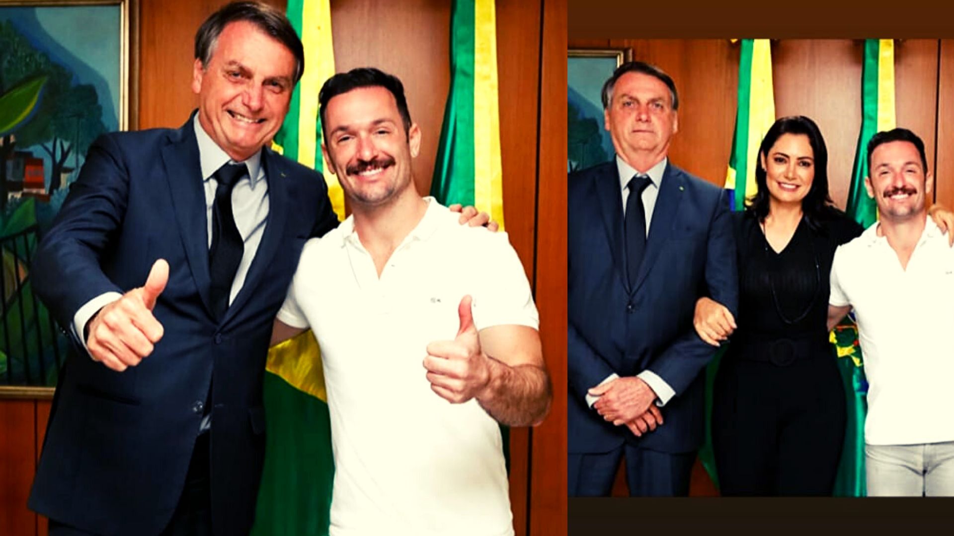 Diego Hypólito é alvo de críticas após posar ao lado de Jair Bolsonaro e se defende: “Serei sempre julgado”