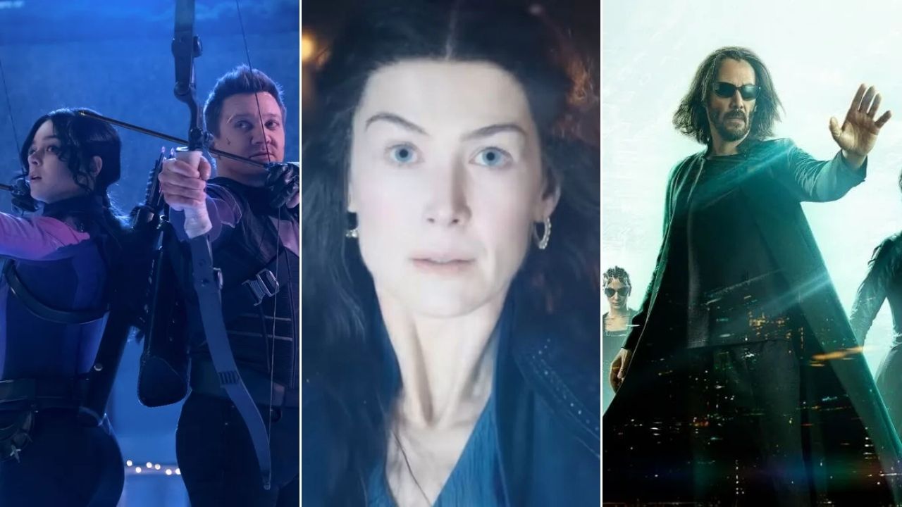 Estreia de “Gavião Arqueiro”; “A Roda do Tempo” ganha título de mais assistida; novidades de “Matrix 4”; e mais