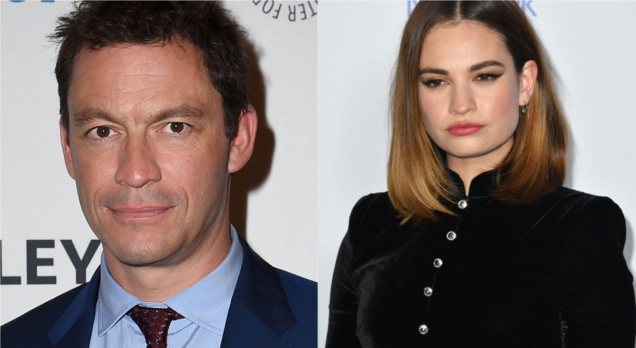 Ator casado de Hollywood é visto aos beijos com Lily James