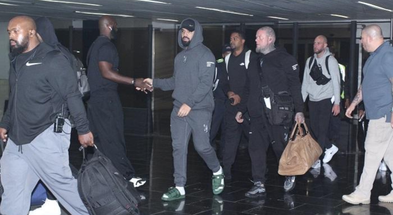 Drake desembarca no Brasil para show no Rock in Rio