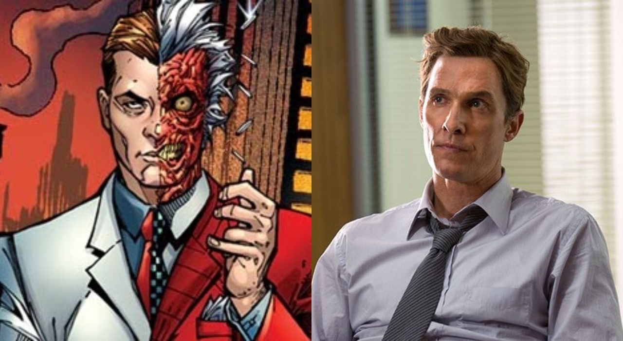 Matthew McConaughey pode interpretar vilão Duas-Caras em novo filme do Batman