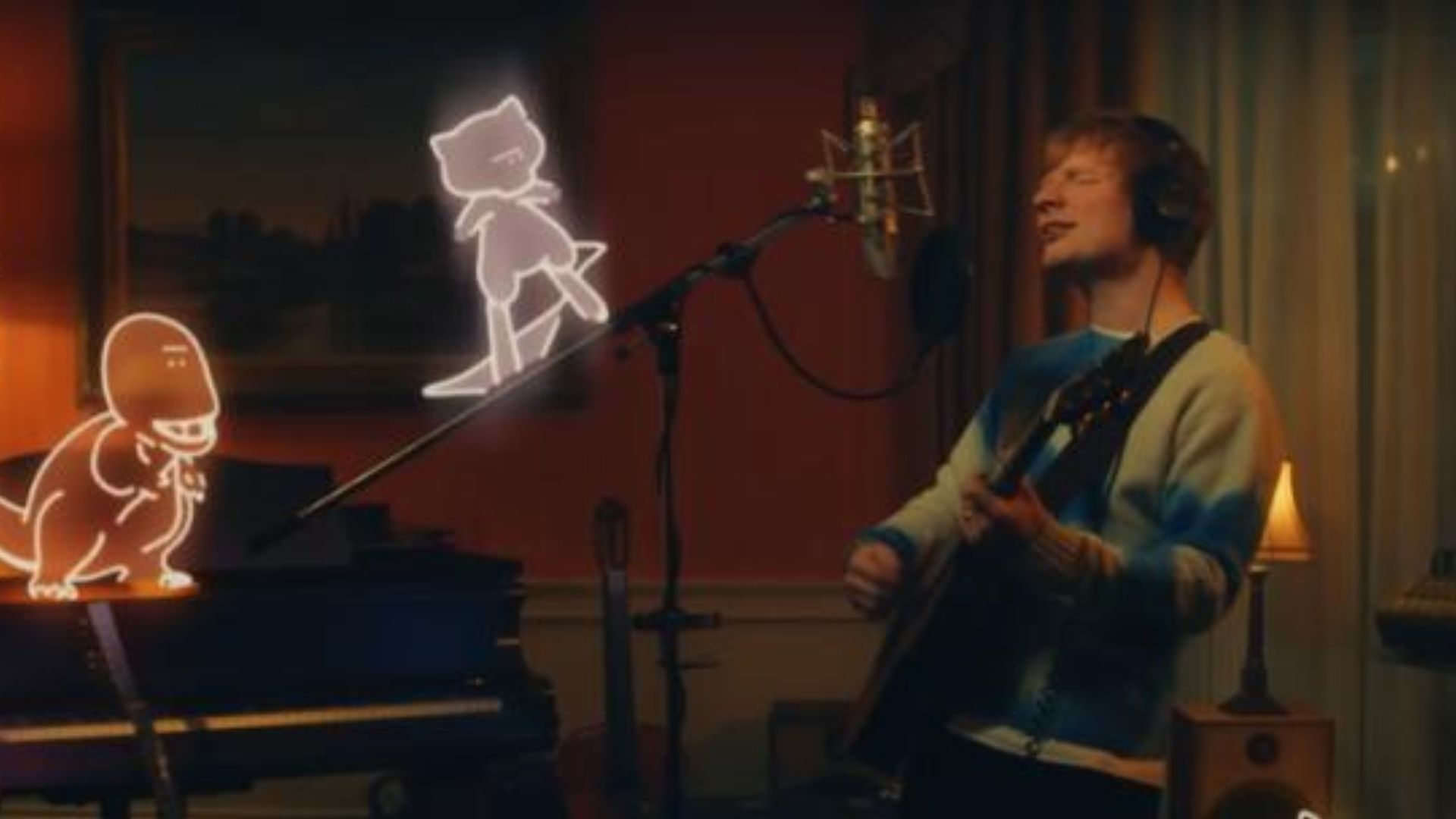 Ed Sheeran interage com Pikachu, Snorlax e outros Pokémon no videoclipe de “Celestial”; confira