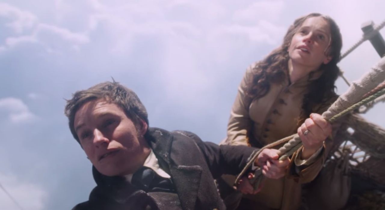 Eddie Redmayne e Felicity Jones se aventuram em trailer de The Aeronauts