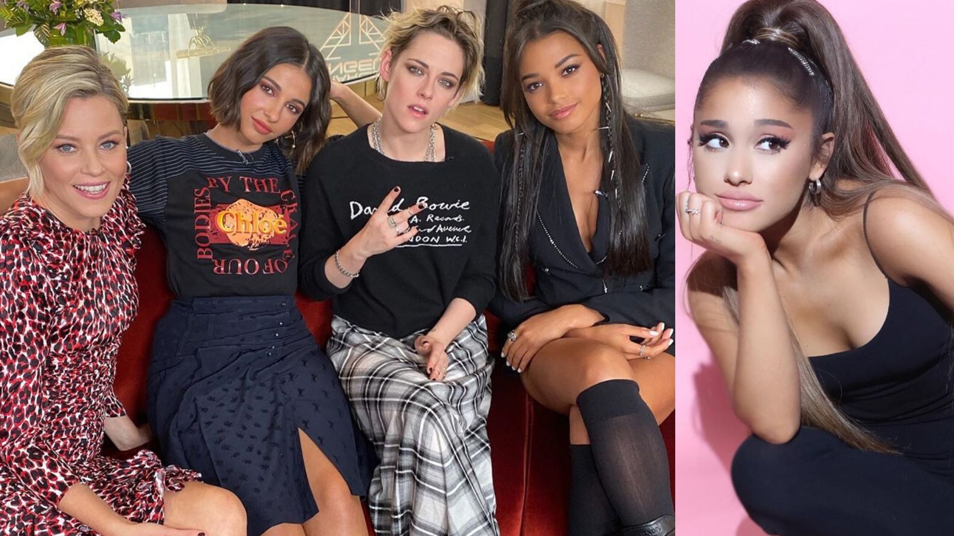 Kristen Stewart diz que teve a ideia de escolher Ariana Grande para a trilha sonora de As Panteras e colegas desmentem