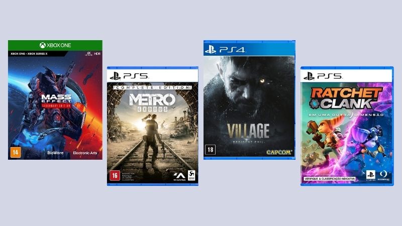 Games e acessórios: confira os últimos lançamentos e itens em pré-venda na Amazon