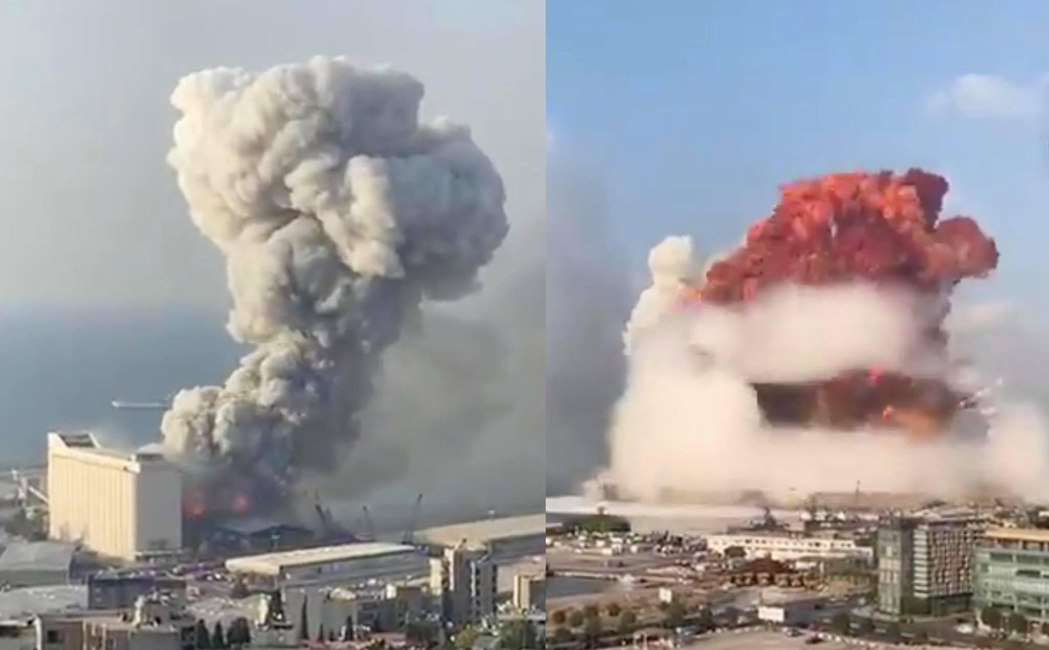 Explosão em Beirute, capital do Líbano, causa grande destruição e deixa mortos