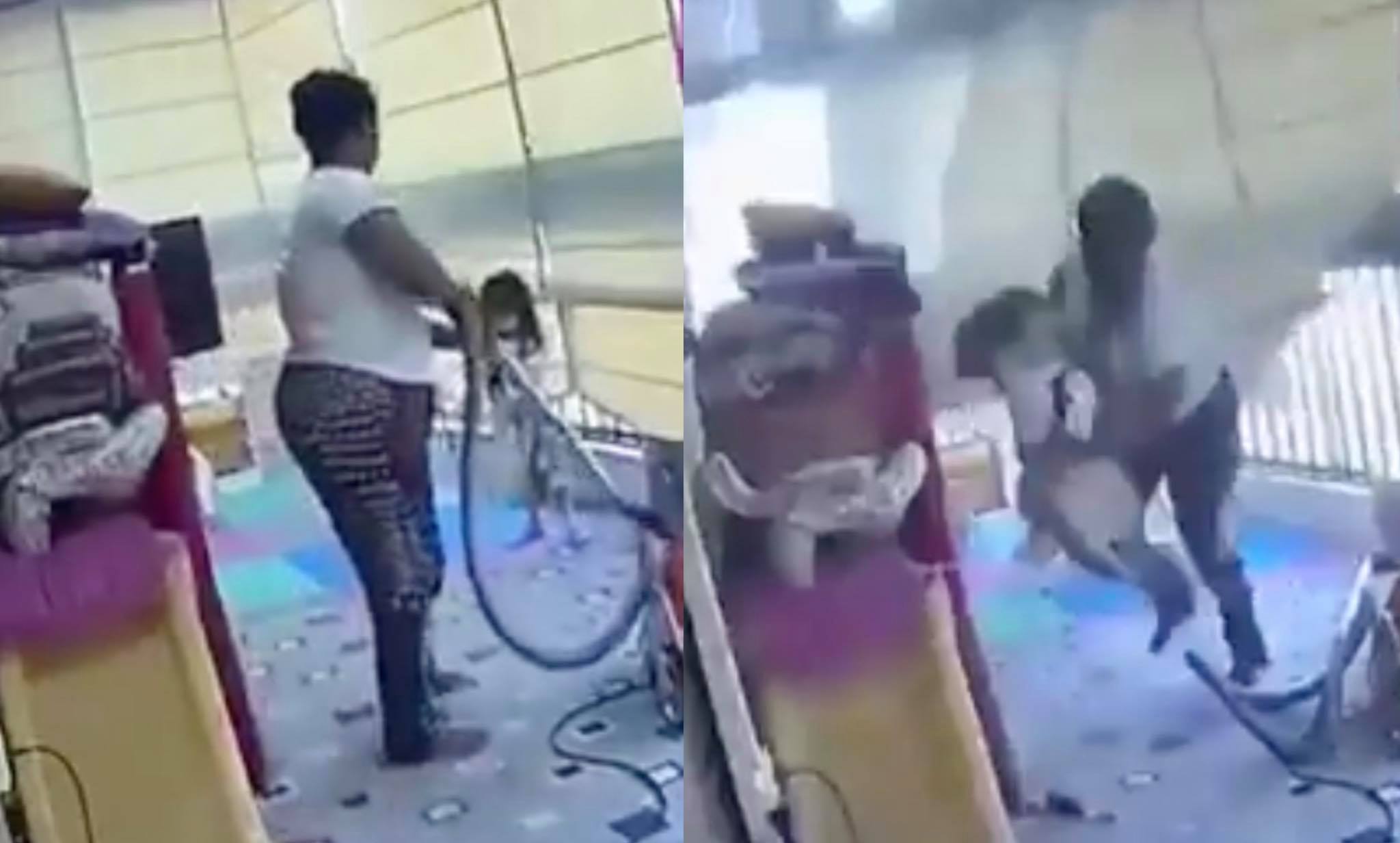 Funcionária doméstica vira heroína no momento da explosão em Beirute; veja o vídeo