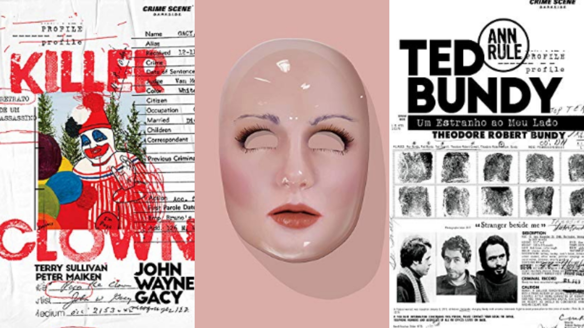 Confira as melhores edições de livros de capa dura sobre serial killers