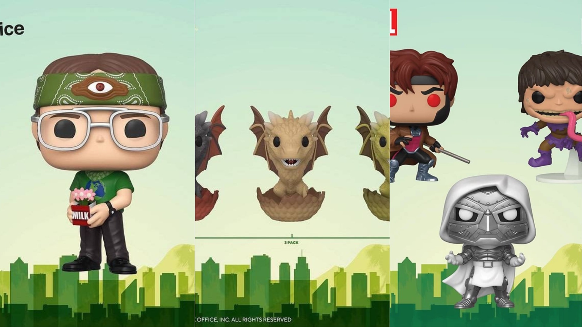 Funko anuncia novos colecionáveis de The Office, Game of Thrones, X-Men e mais; confira