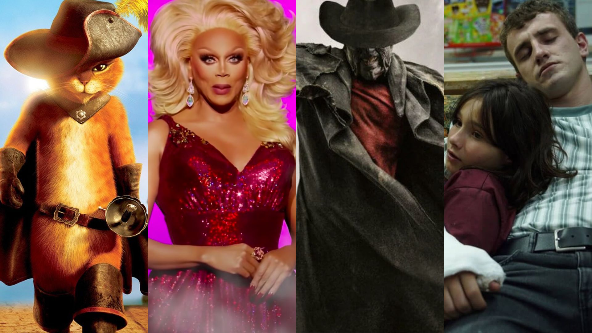 “Gato de Botas 2”, “RuPaul’s Drag Race”, “Olhos Famintos” e mais estreias da semana (02 a 08/01)