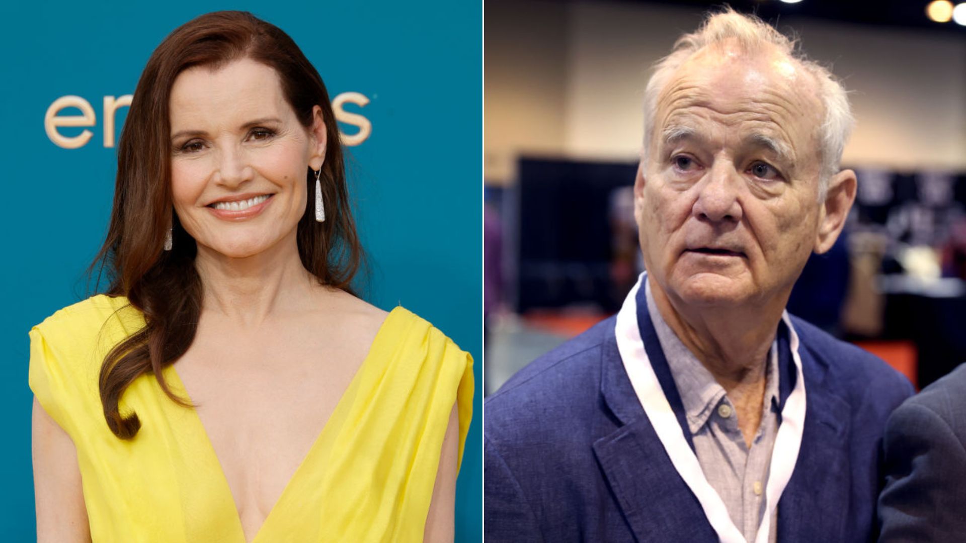 Geena Davis revela que já sofreu com comportamento abusivo de Bill Murray durante filmagens