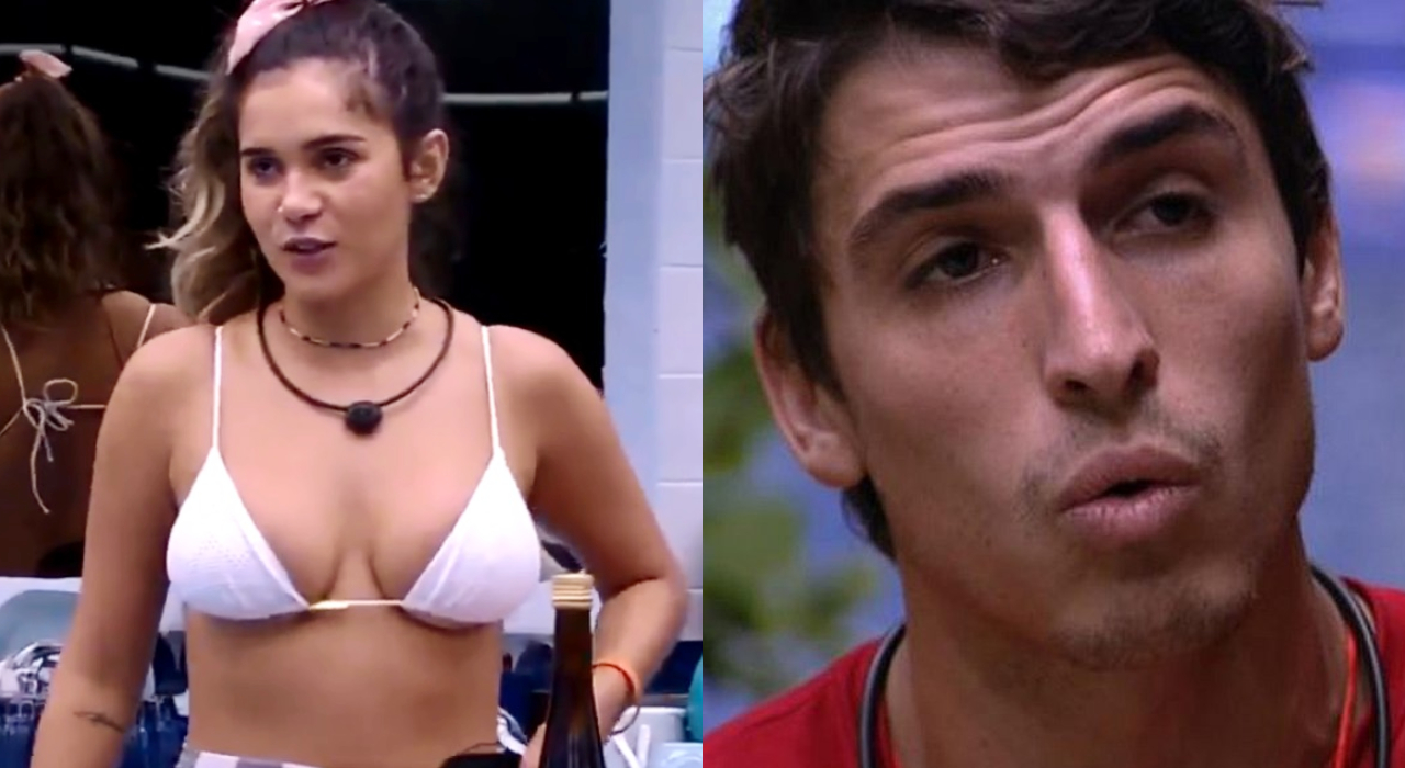 BBB20: Gizelly brinca sobre flertar ao vivo com Felipe Prior: ‘O pior jogo mas o melhor beijo’