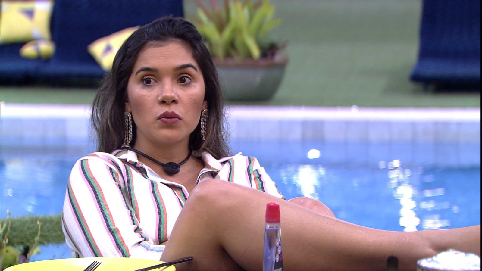 BBB20: No paredão, Gizelly está confiante: “Não estou me vendo saindo”
