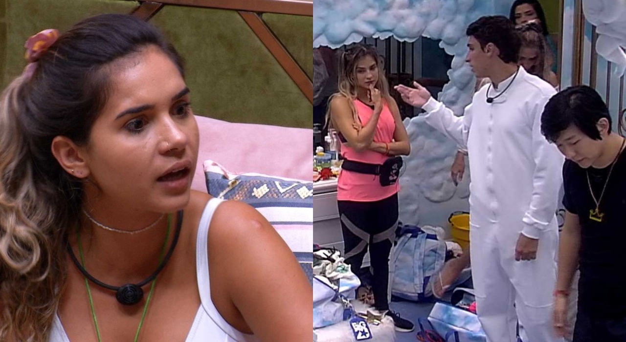 BBB20: Gizelly fala com Prior sobre Quarto Branco: ‘A gente pode beijar na boca’