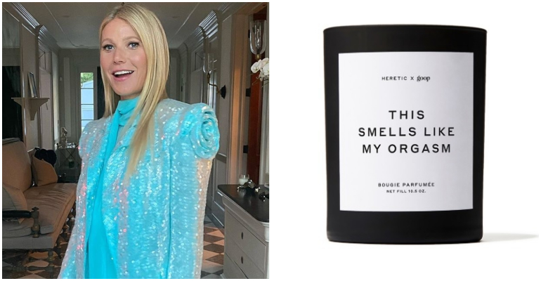 Gwyneth Paltrow vende vela com “aroma de orgasmo” a 400 reais