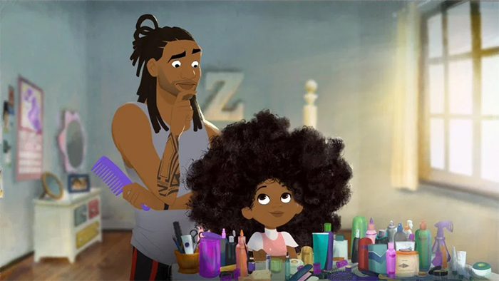 Hair Love: curta escrito por ex-jogador da NFL que você precisa assistir!
