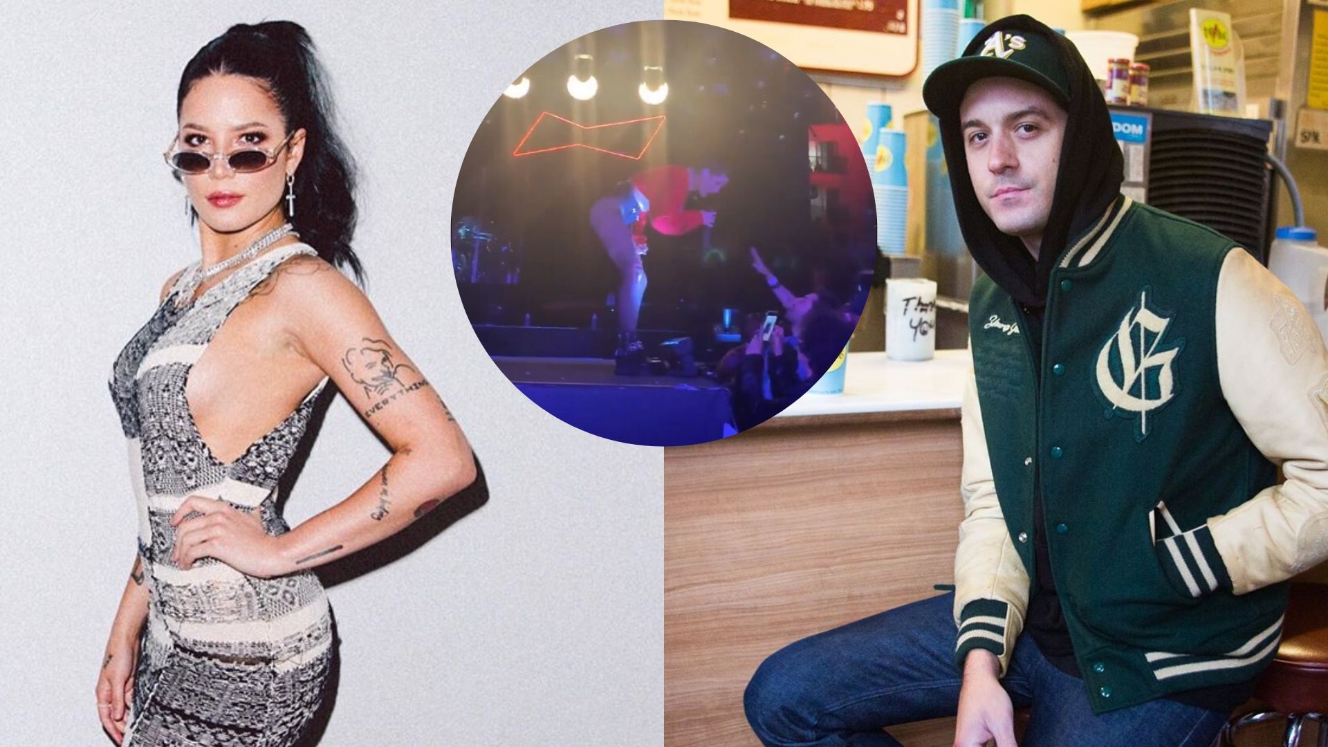 Halsey ameaça fã que gritava nome de G-Eazy, seu ex, durante show: “Vou te chutar para fora”