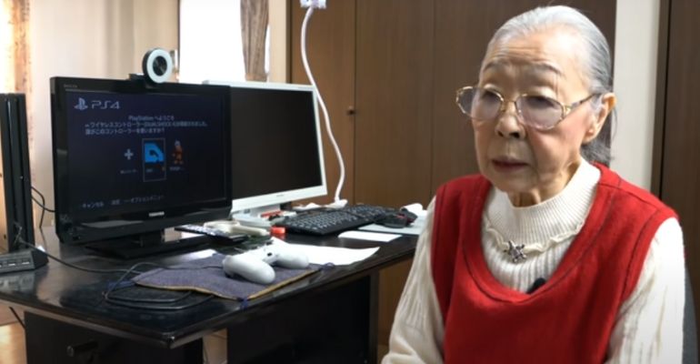 “Vovó gamer”: Aos 90 anos, idosa é reconhecida como a youtuber de games mais velha do mundo