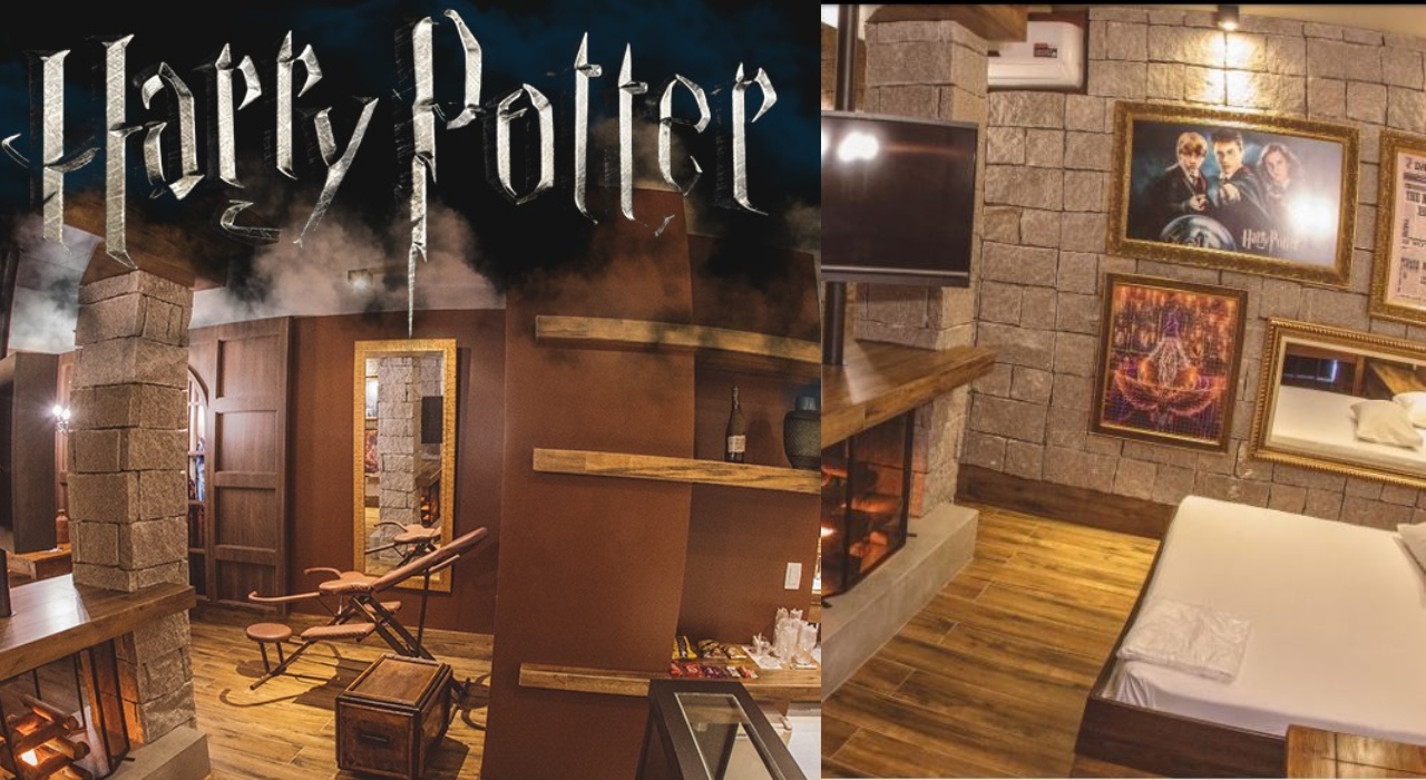 Motel aposta em suíte inspirada em Harry Potter e faz sucesso na web; veja