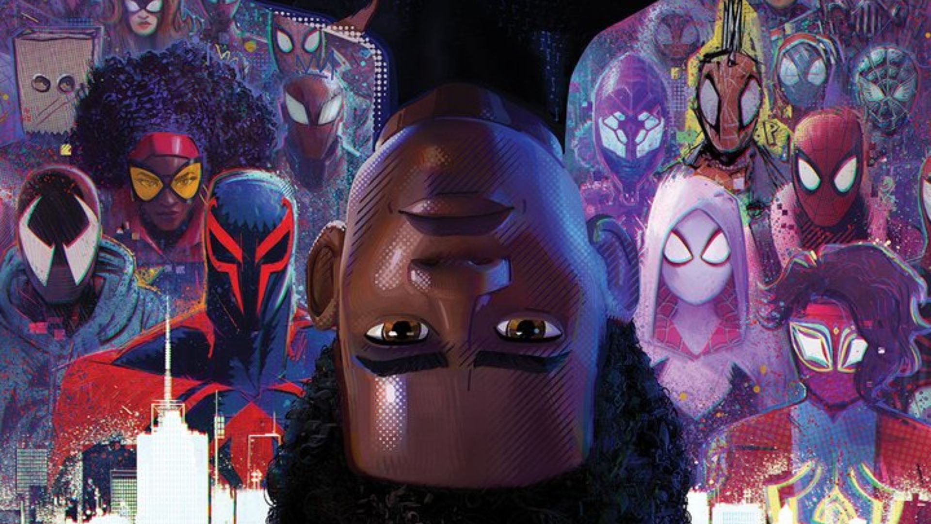 “Homem-Aranha: Através do Aranhaverso” ganha pôster com diversas variantes do aracnídeo