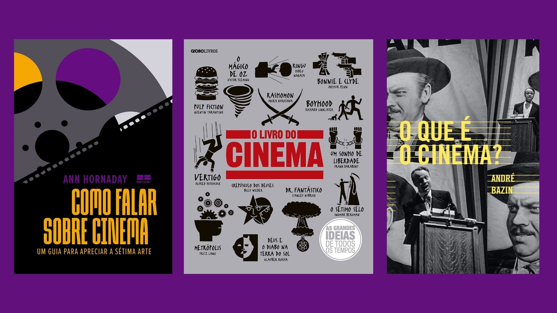 Hora da leitura: 5 livros para quem deseja saber tudo sobre cinema